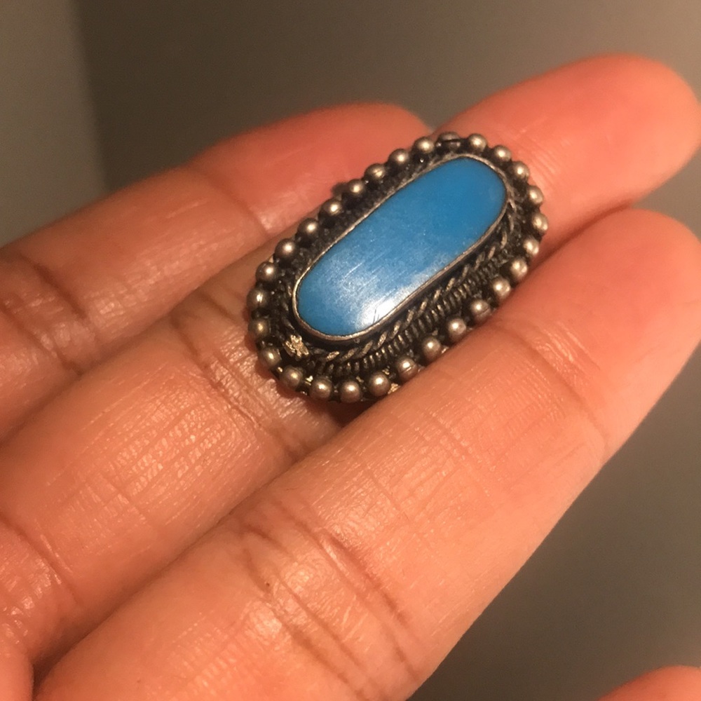Precious stone adjustable ring - Picture 5 of 5